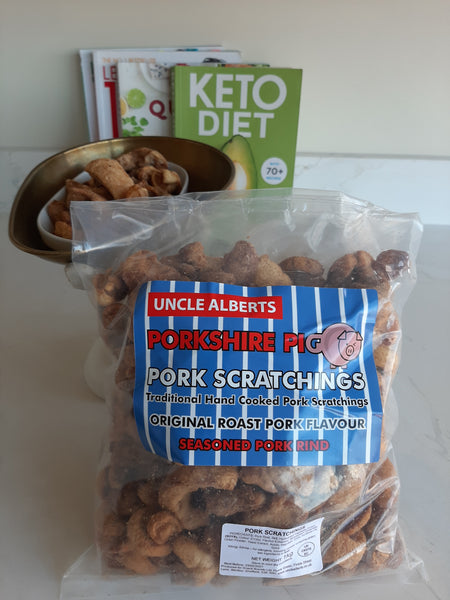 Uncle Alberts Porkshire Pig Pork Scratchings (1x1kilo Bag)