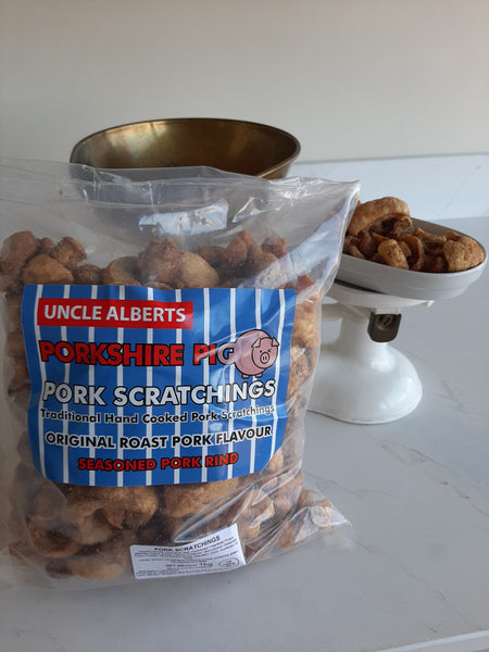 Uncle Alberts Porkshire Pig Pork Scratchings (1x1kilo Bag)