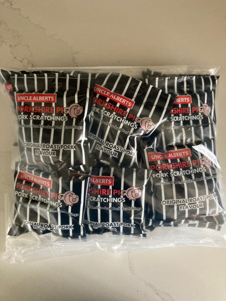 Uncle Alberts Scratchings (1x12x40g bag)